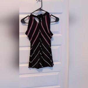 White House Black Market Striped Tank Top